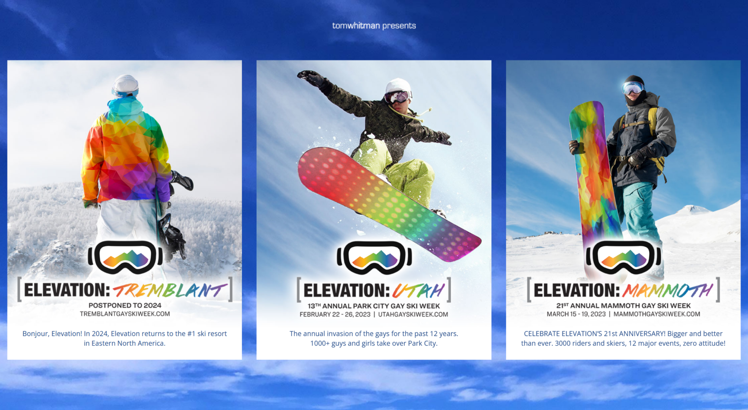 Elevation Gay Ski Weeks